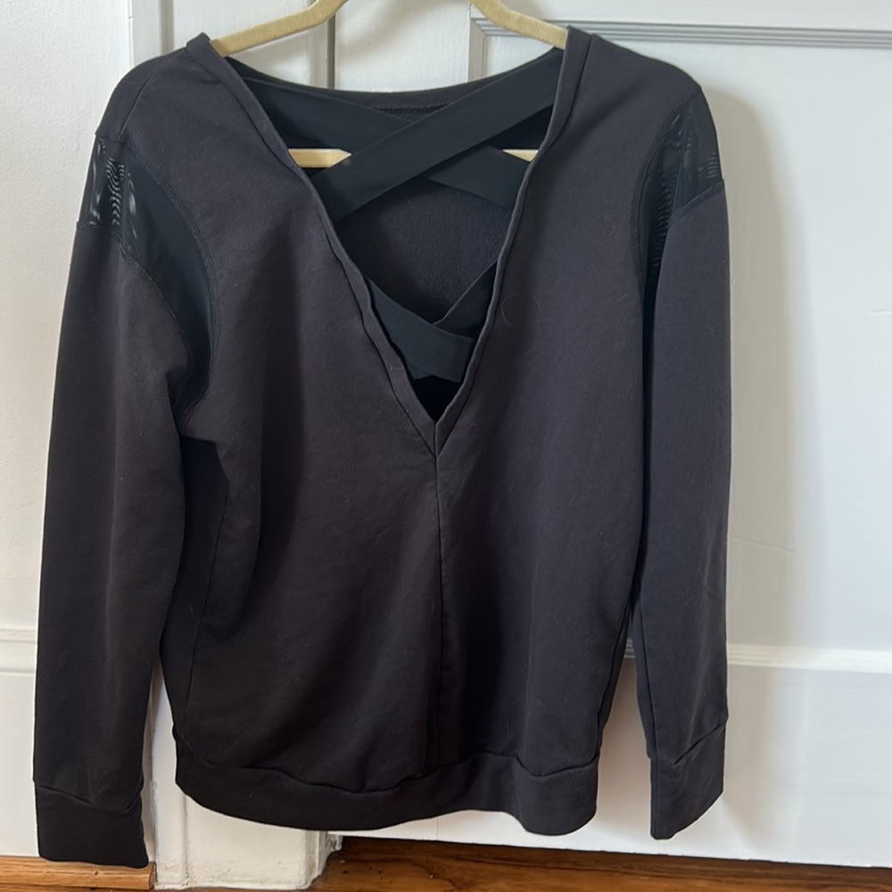 The North Face mesh cris cross pullover